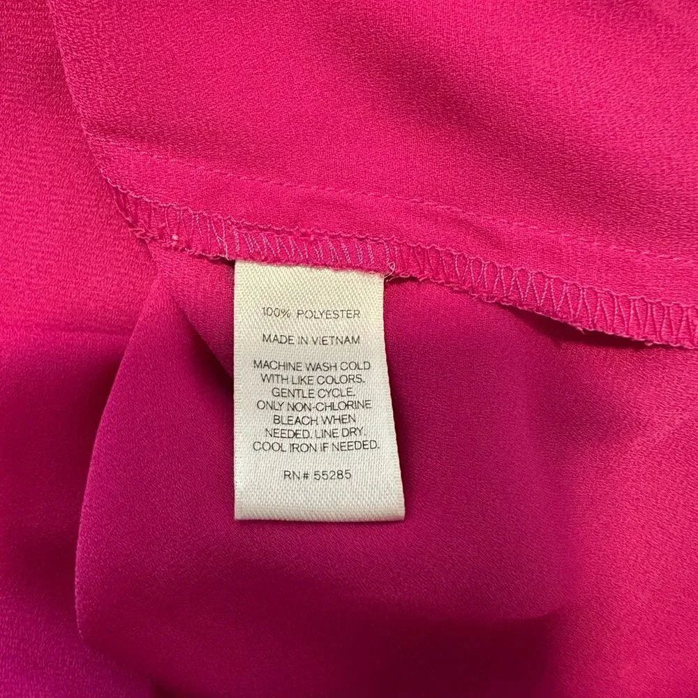 Express Magenta Split Back Tank size medium - Picture 5 of 5